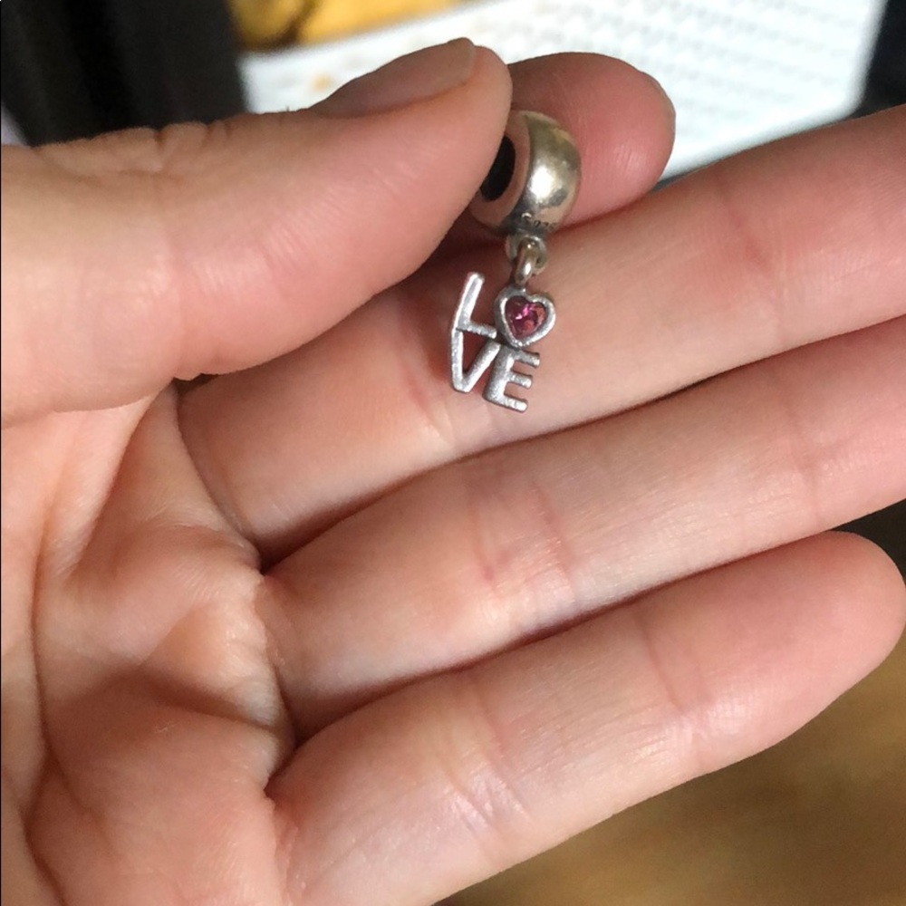 Pandora love charm